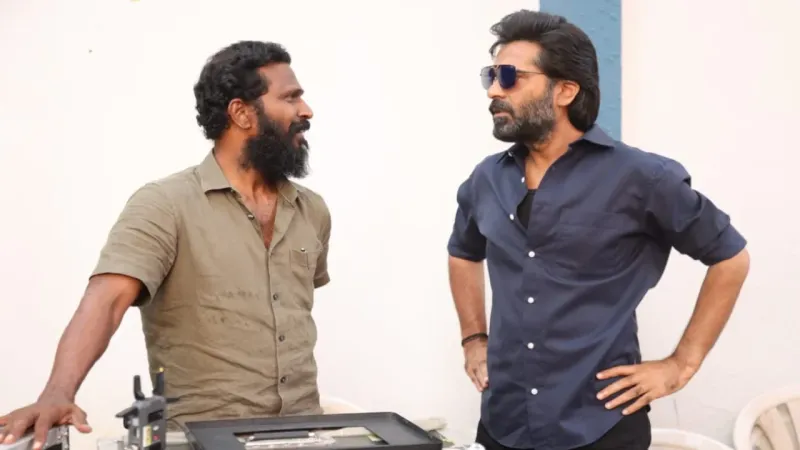 अरसन अपडेट: सिलम्बरासन टीआर और वेत्रिमारन ने रग्ड लुक में दूसरे चरण की शूटिंग शुरू की; तस्वीर