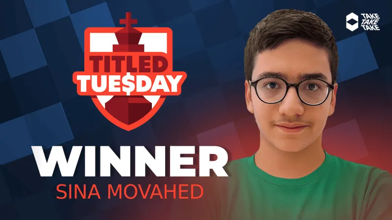 मोवाहेद ने 10.5 अंकों के साथ टाइटल्ड ट्यूसडे जीता