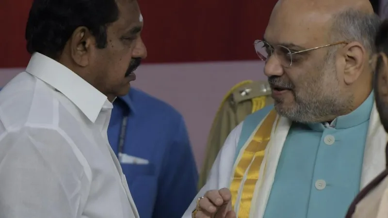 तमिलनाडु चुनाव: पलानीस्वामी ने शाह से दिल्ली में की मुलाकात, सीट बंटवारे पर हुई चर्चा