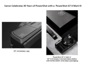 कैनन पावरशॉट की 30वीं वर्षगांठ: लिमिटेड एडिशन G7 X मार्क III कैमरा लॉन्च
