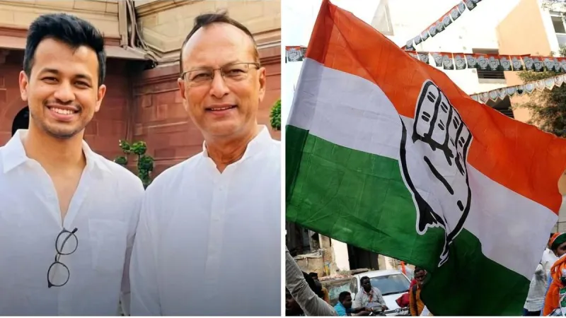 प्रद्युत बरदलै के बेटे ने कांग्रेस उम्मीदवार के तौर पर नाम वापस लिया