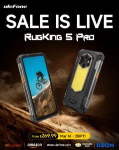 Ulefone RugKing 5 Pro: 20,000mAh बैटरी वाला दमदार फ़ोन लॉन्च, जानें कीमत और फीचर्स