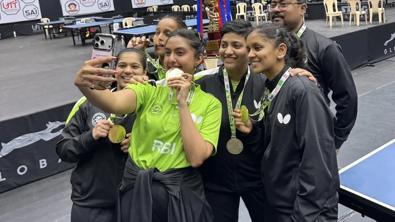 सीनियर नेशनल टेबल टेनिस: आरबीआई महिला टीम ने पीएसपीबी को हराकर चौथी बार जीता खिताब!