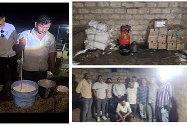 गिर सोमनाथ: तालाला में नकली दूध की फैक्ट्री पकड़ी गई, 4.68 लाख का माल जब्त