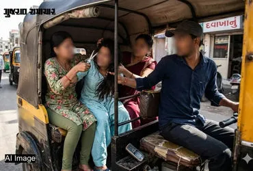 અમદાવાદ: રિક્ષામાં લવ ટ્રાયંગલ! એક પ્રેમી માટે બે પ્રેમિકાઓ વચ્ચે મારામારી, વાળ કાપ્યા